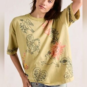 Free People X Denim & Bone Telling Tales Tee